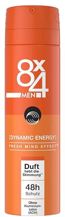 Dezodorant - 8x4 Men Dynamic Energy Deodorant — Zdjęcie N1