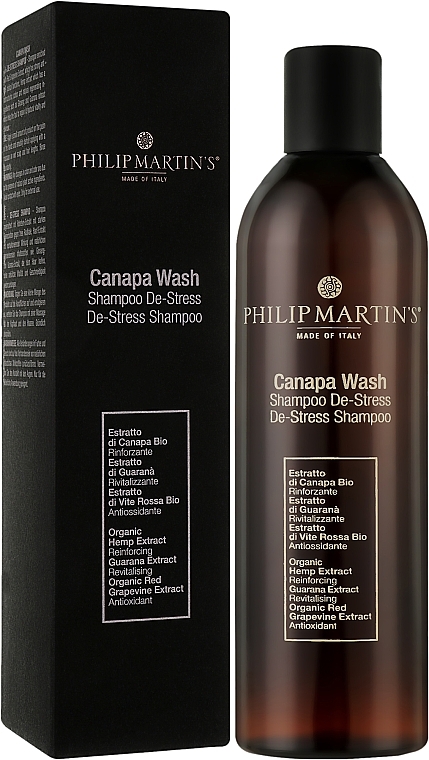 Szampon antystresowy do włosów - Philip Martin's Canapa Wash De-Stress Shampoo — Zdjęcie N4
