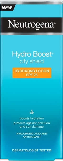 Nawilżający balsam do twarzy na dzień - Neutrogena Hydro Boost City Shield Hydrating Lotion SPF 25 — Zdjęcie N2