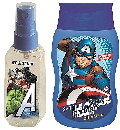 Zestaw - Lorenay Marvel Avengers (edt/90ml + shmp/200ml + bag) — Zdjęcie N2