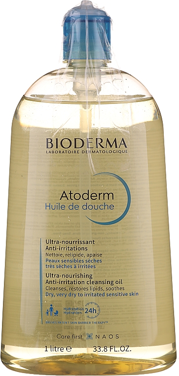 PRZECENA! Ultraodżywczy olejek pod prysznic przeciw podrażnieniom - Bioderma Atoderm Shower Oil * — Zdjęcie N5