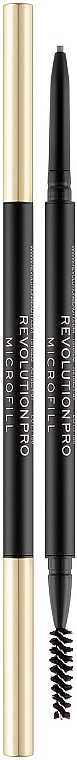Ultracienka kredka do brwi - Revolution Pro Microfill Brow Pencil — Zdjęcie N1