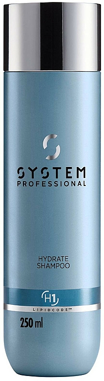 Nawilżający szampon do włosów z olejem makadamia - System Professional Lipidcode Hydrate Shampoo H1 — Zdjęcie N1