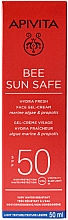 Przeciwsłoneczny krem ochronny SPF 30 - Apivita Bee Sun Safe Hydra Fresh Face Gel-Cream SPF50 — Zdjęcie N2