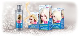Tonujący szampon do rozjaśnianych i siwych włosów z antyżółtym efektem nr 4 - Blond Time Silver Coloring Shampoo — Zdjęcie N2