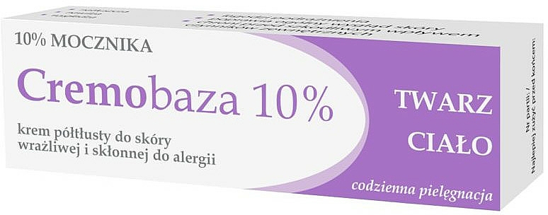 Krem półtłusty do skóry wrażliwej i skłonnej do alergii - Farmapol Cremobaza 10%