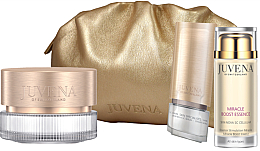 Kup Zestaw do pielęgnacji skóry w złotej kosmetyczce - Juvena Skin Specialist (bag/1pc + f/cr/75ml + f/ess/30ml + f/ser/1.5ml)
