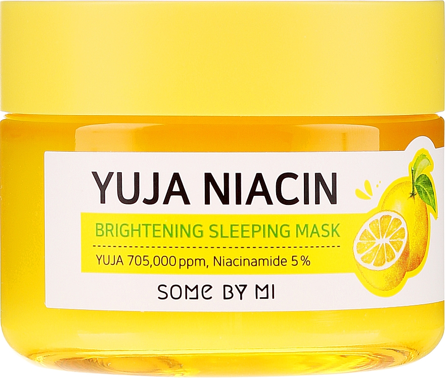 Rozjaśniająca maska do twarzy na noc - Some By Mi Yuja Niacin Brightening Sleeping — Zdjęcie N3