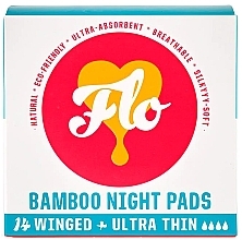 Kup Bambusowe podpaski na noc, 14 szt. - Flo Bamboo Night Pads 