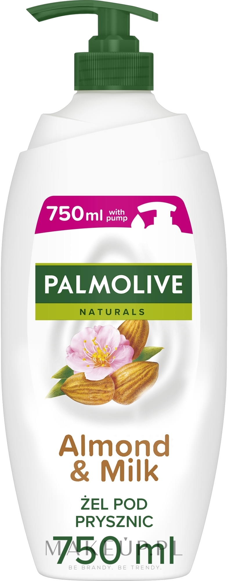 Kremowy żel pod prysznic Mleko i Migdał - Palmolive Naturals Almond & Milk — Zdjęcie 750 ml