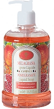 Kup Mydło w płynie Granat - Saponificio Artigianale Fiorentino Melagrana Liquid Soap 