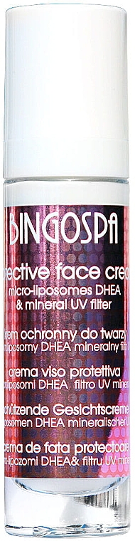 Krem ochronny do twarzy z mineralnym filtrem UV - BingoSpa Soothing Protective Cream