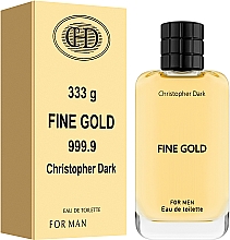 Christopher Dark Fine Gold - Woda toaletowa — Zdjęcie N2
