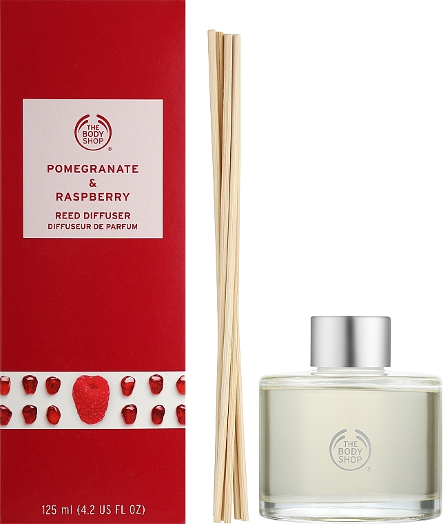Dyfuzor zapachowy Granat i malina - The Body Shop Pomegranate & Raspberry Reed Diffuser — Zdjęcie N3
