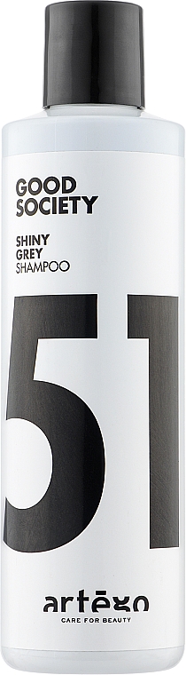 Szampon przeciw żółknięciu włosów - Artego Good Society 51 Shiny Grey Shampoo — Zdjęcie N1