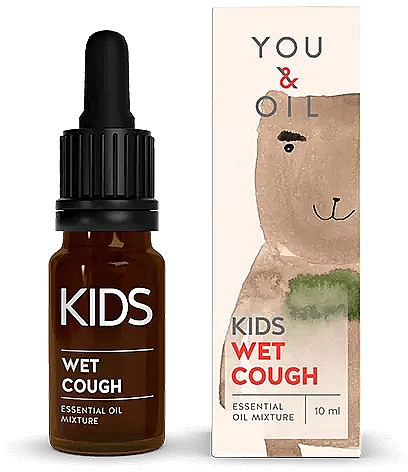 Mieszanka olejków eterycznych dla dzieci - You & Oil KI Kids-Wet Cough Essential Oil Mixture — Zdjęcie N1
