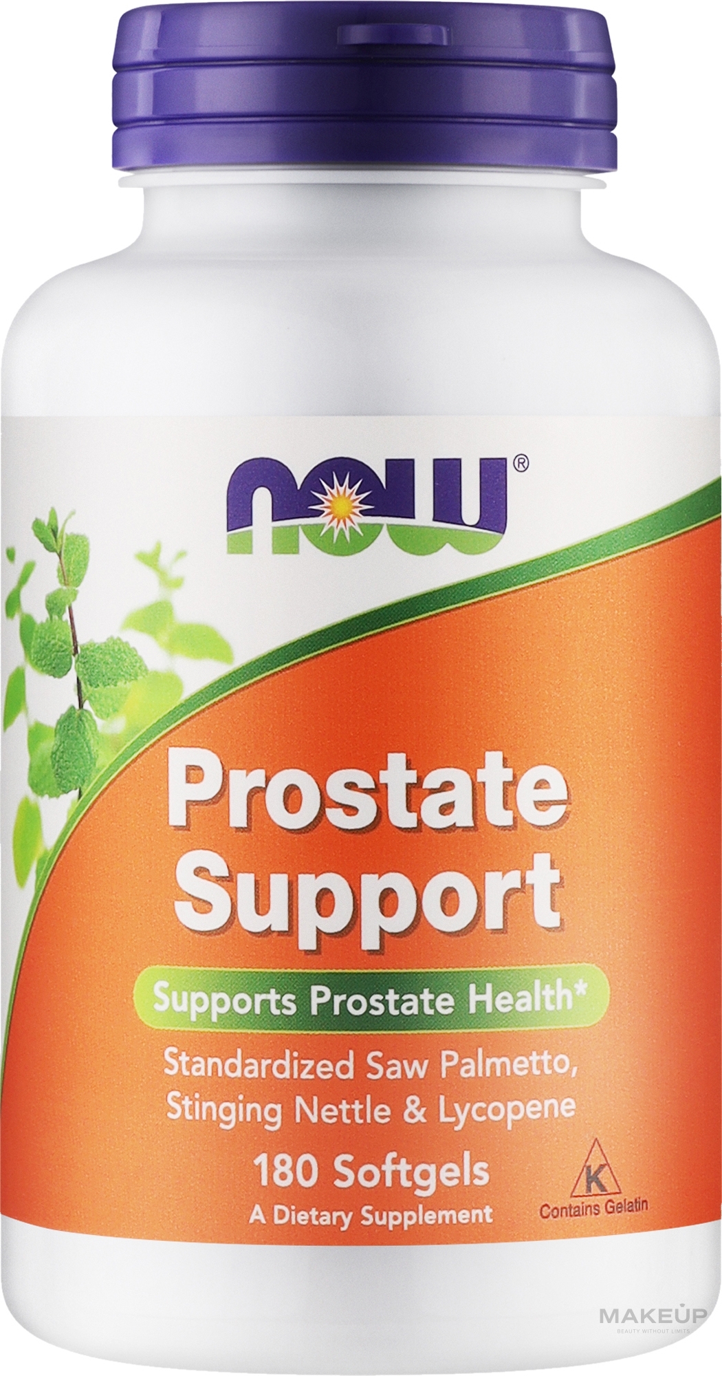 Suplement diety wspierający prostatę - Now Foods Prostate Support — Zdjęcie 180 szt.