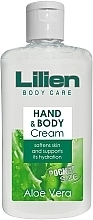 Kup Krem do rąk i ciała Aloe Vera - Lilien Hand And Body Cream Travel Pack