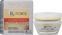 Kup PRZECENA! Przeciwzmarszczkowy krem na dzień i na noc 50+ - Perfecta B3 Forte Anti-Wrinkle Day And Night Cream 50+ *