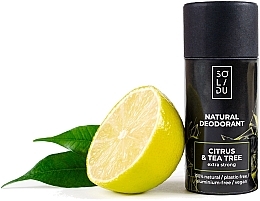 Kup Dezodorant - Solidu Citrus & Tea Tree Deodorant
