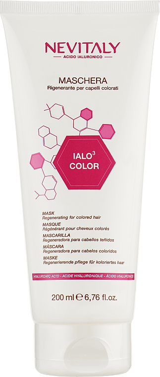 Regenerująca maska do włosów farbowanych - Nevitaly Ialo3 Color Mask