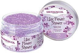 Scrub do ciała Lilia - Dermacol Lilac Flower Shower Delicious Body Scrub — Zdjęcie N1