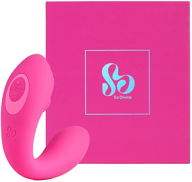 Stymulator punktu G, różowy - So Divine Pearl Vibe 2 In 1 G-Spot & Suction Stimulator — Zdjęcie N1