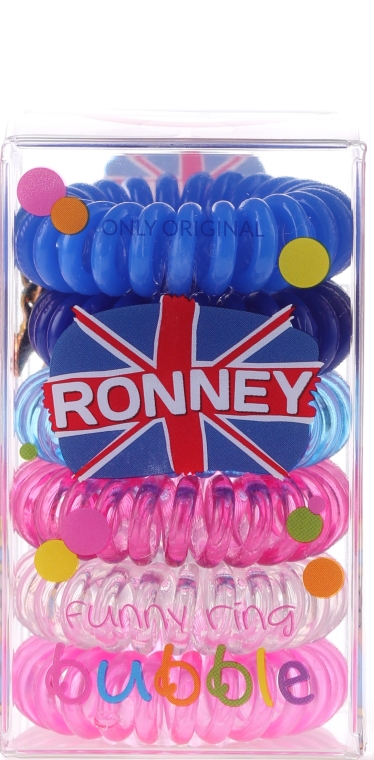 Gumki do włosów - Ronney Professional Funny Ring Bubble 4 — Zdjęcie N1