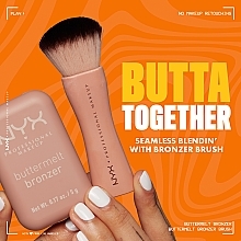 Pędzel do bronzera - Nyx Professional Make Up Buttermelt Bronzer Brush — Zdjęcie N4