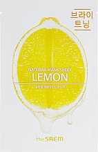 Kup Maseczka w płachcie do twarzy z ekstraktem z cytryny - The Saem Natural Lemon Mask Sheet