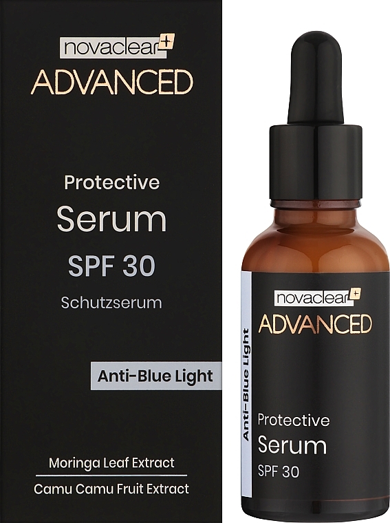 Serum chroniące przed niebieskim światłem SPF 30 - Novaclear Advanced Protective Serum Anti-Blue Light SPF 30 — Zdjęcie N2