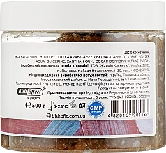 Magnezowy kawowy peeling do ciała - Bisheffect — Zdjęcie N2