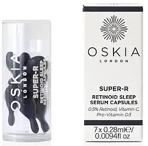 Zestaw - Oskia Super R & Super C Duo Travel Set (ser 7 x 0,28 ml + ser 7 x 0,28 ml) — Zdjęcie N2