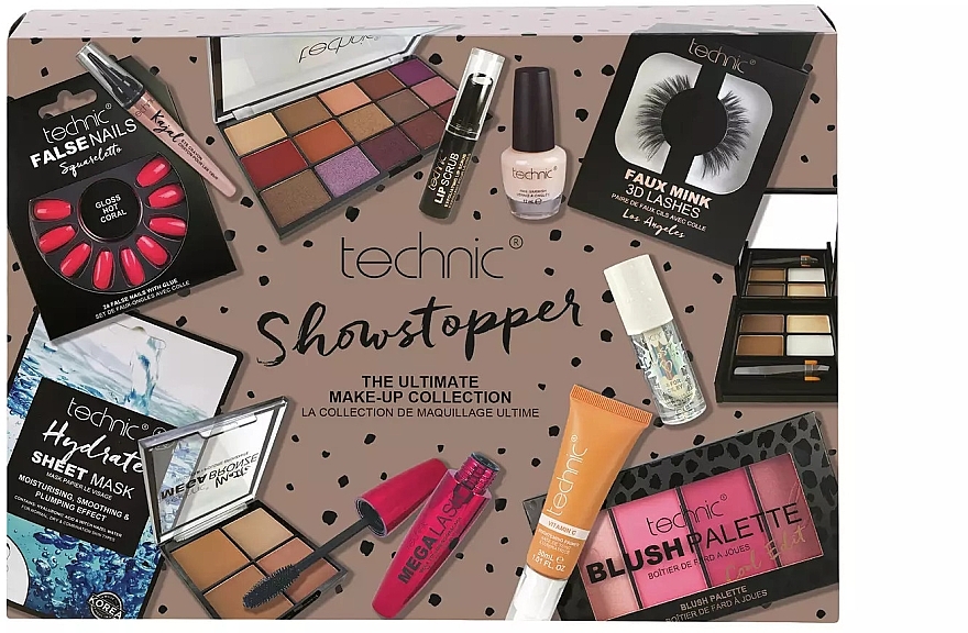 PRZECENA! Zestaw, 12 produktów - Technic Cosmetics Showstopper Box * — Zdjęcie N1