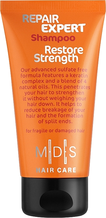 Odbudowujący szampon do włosów - Mades Cosmetics Repair Expert Restore Strength Shampoo — Zdjęcie N1