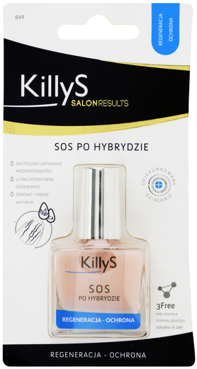 Odżywka do paznokci SOS po hybrydzie - KillyS Salon Results SOS