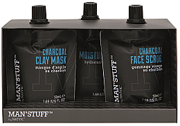 Kup Zestaw - Man'Stuff Charcoal Set (mask/50ml + scrub/50ml + gel/50ml)