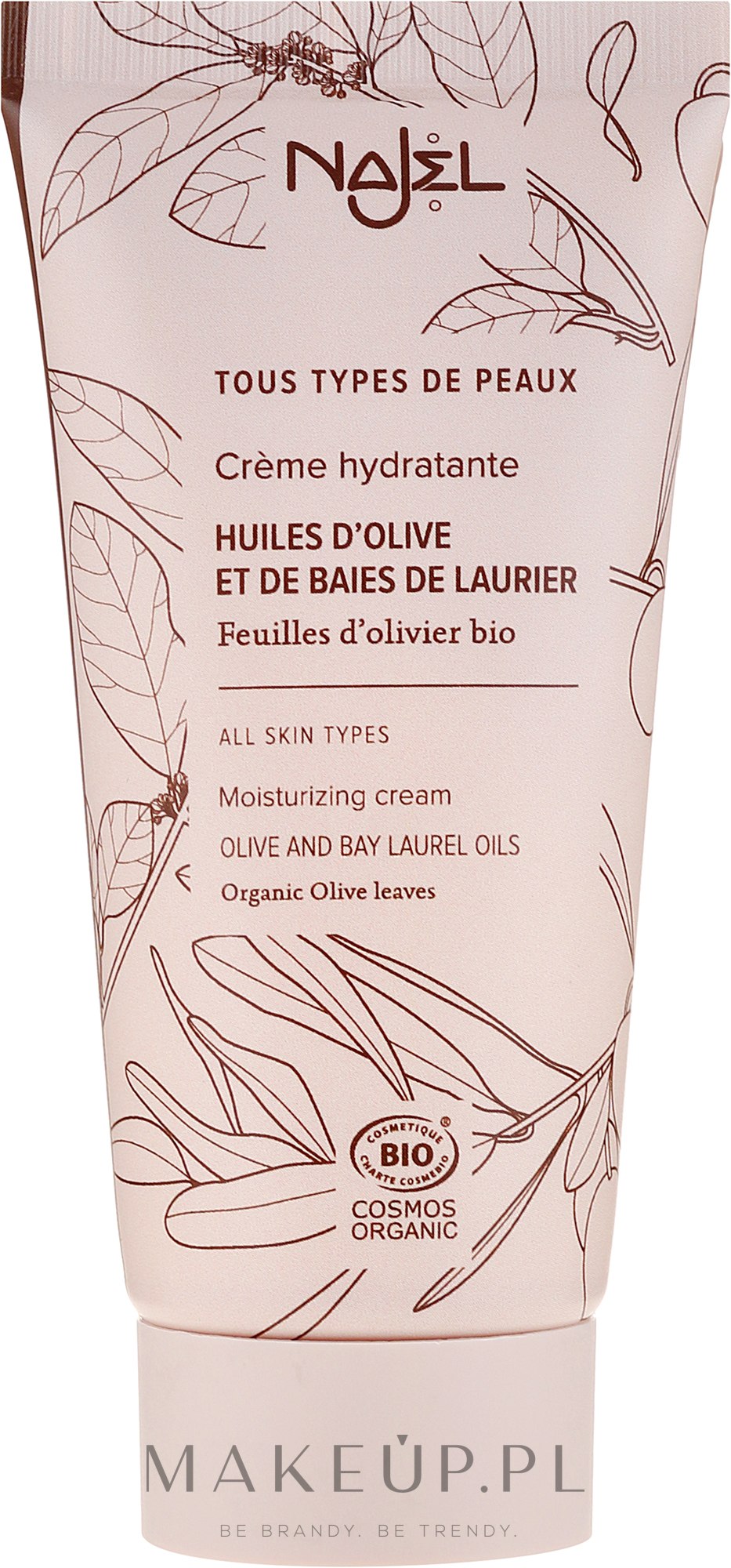 Intensywnie nawilżający krem balansujący do twarzy - Najel Moisturizing Cream — Zdjęcie 50 ml