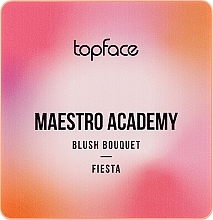 Paleta róży do policzków - Topface Maestro Academy Blush Bouquet — Zdjęcie N2