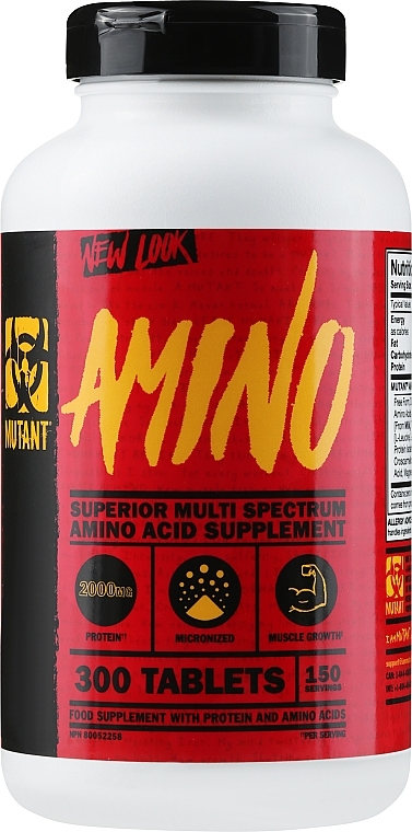 Kompleks aminokwasów w tabletkach - Mutant Core Series Amino — Zdjęcie N1