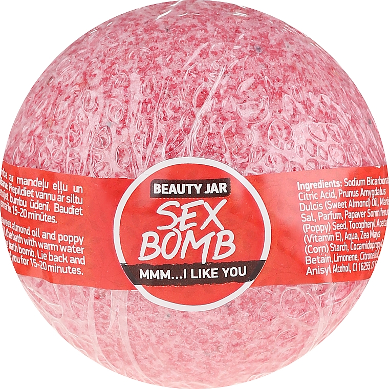 Musująca kula do kąpieli - Beauty Jar Sex Bomb — Zdjęcie N1