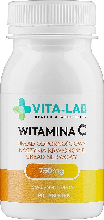 Suplement diety Witamina C, 750 mg - Vita-Lab Vitamin C 750 mg — Zdjęcie N1