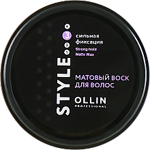 Kup Matowy wosk do włosów dla silnego utrwalenia - Ollin Professional Style Strong Hold Matte Wax