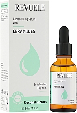 Przeciwstarzeniowe serum do twarzy - Revuele Replenishing Serum Ceramides — Zdjęcie N2