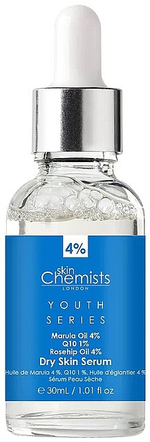 Serum do twarzy - Skin Chemists Youth Series Marulua Oil 4%, Q10 1%, Rosehip Oil 4% Dry Skin Serum — Zdjęcie N1