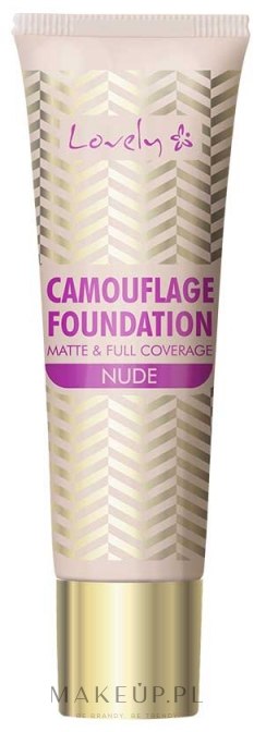 Matujący podkład do twarzy - Lovely Camouflage Foundation — Zdjęcie 02 - Nude