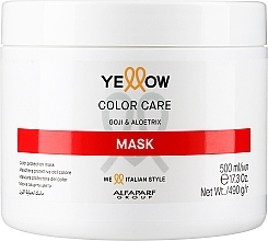 Maska chroniąca kolor włosów - Yellow Color Care Mask — Zdjęcie N1