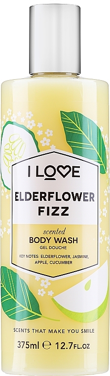 Pachnący żel pod prysznic Koktajl z czarnego bzu - I Love... Elderflower Fizz Body Wash