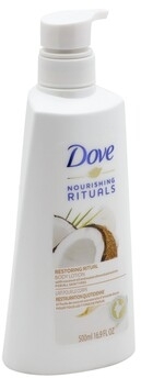 Nawilżający balsam do ciała Olej kokosowy i mleko migdałowe - Dove Nourishing Secrets Restoring Ritual Body Lotion — Zdjęcie N5
