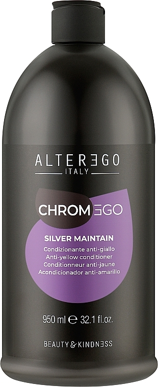 Odżywka do włosów blond i siwych - Alter Ego ChromEgo Silver Maintain Conditioner — Zdjęcie N2